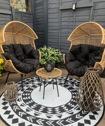 Rattan egg chair garden - rattan,