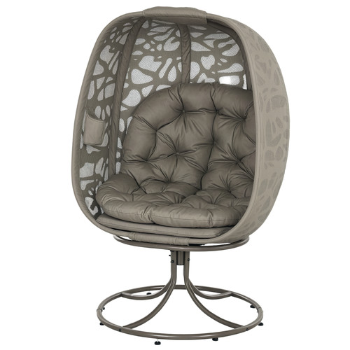 Outsunny foldable egg chair - foldable,