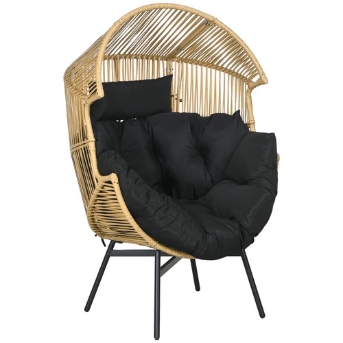 Outsunny rattan leisure chair - rattan,