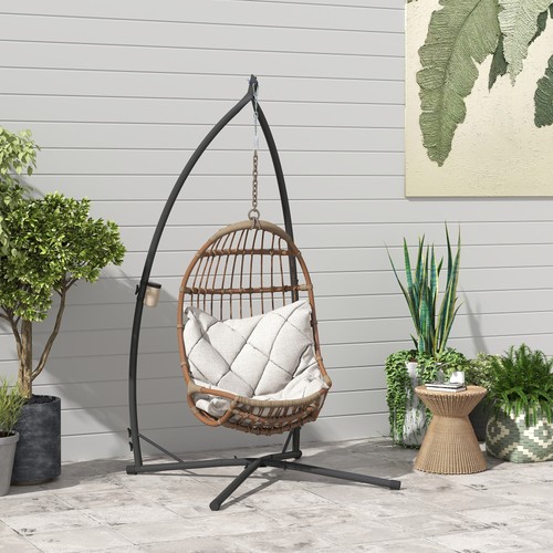 Hanging chair stand steel - hanging, stand,