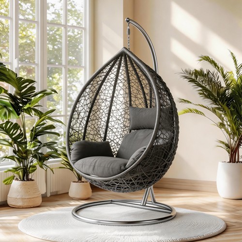 Rattan egg chair swing - egg,