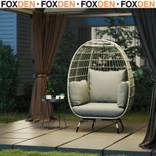 Rattan Egg Chair with Cushions