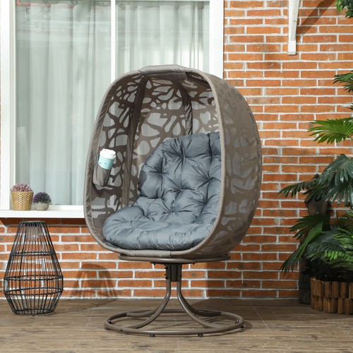 Outsunny foldable egg chair - outsunny,